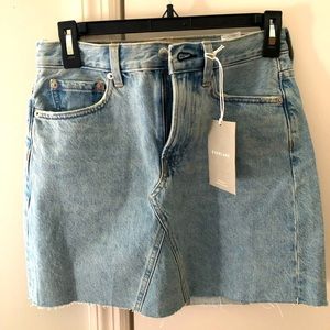 Everlane Reconstructed Jean Skirt